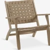 SKARAFauteuil lounge d'extérieur SKARA bois d'acacia massif