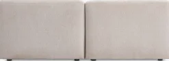 SKEJBYCanapé modulable SKEJBY 2 personnes tissu beige