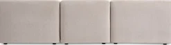 SKEJBYCanapé modulable SKEJBY 3 personnes tissu beige