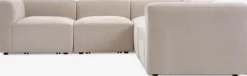 SKEJBYCanapé modulable SKEJBY 5 personnes angle beige
