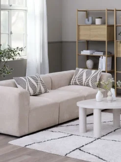 SKEJBYModule canapé SKEJBY central tissu beige