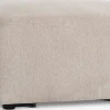 SKEJBYModule canapé SKEJBY méridienne/pouf tissu beige