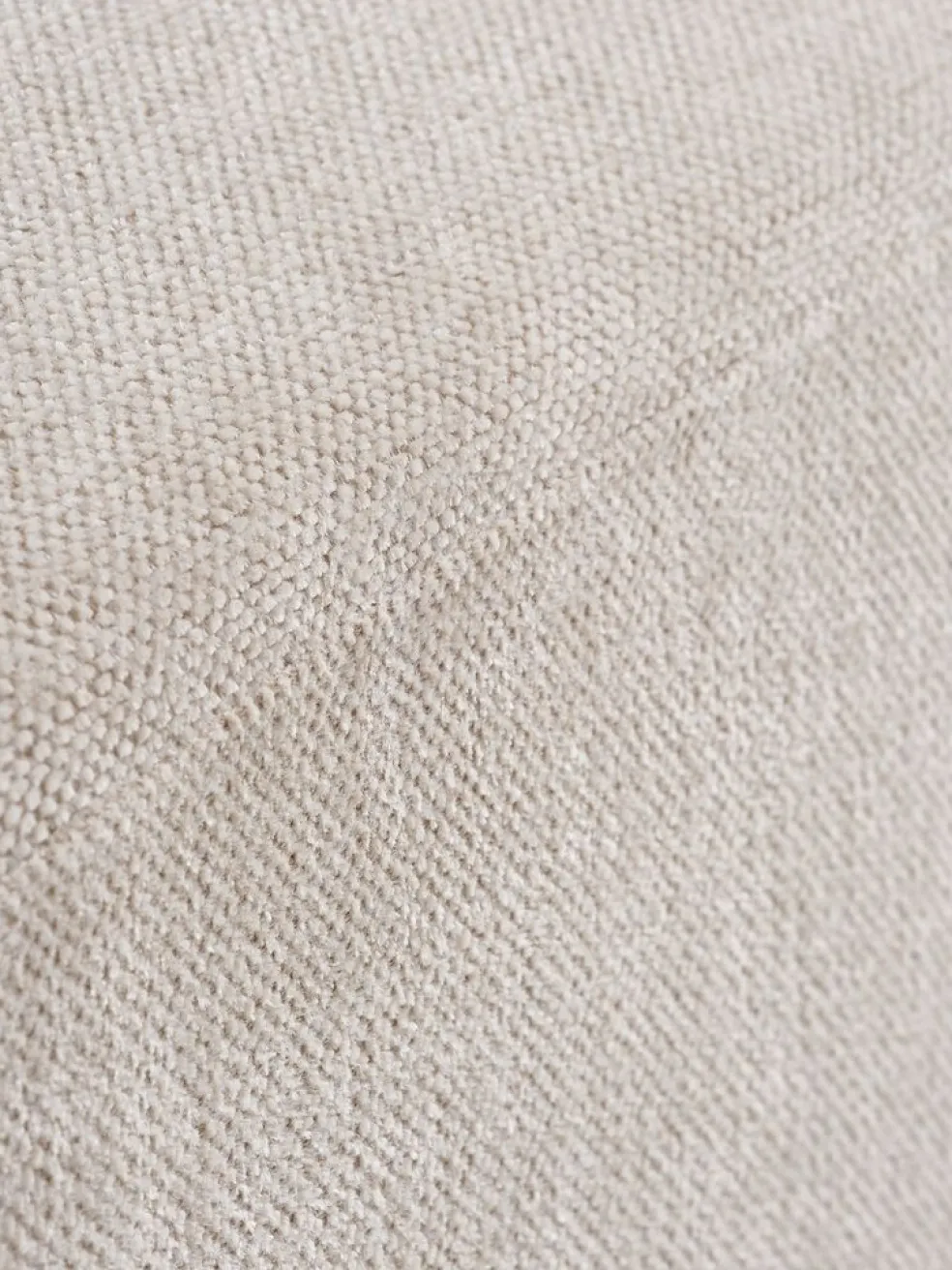 SKEJBYModule canapé SKEJBY méridienne/pouf tissu beige