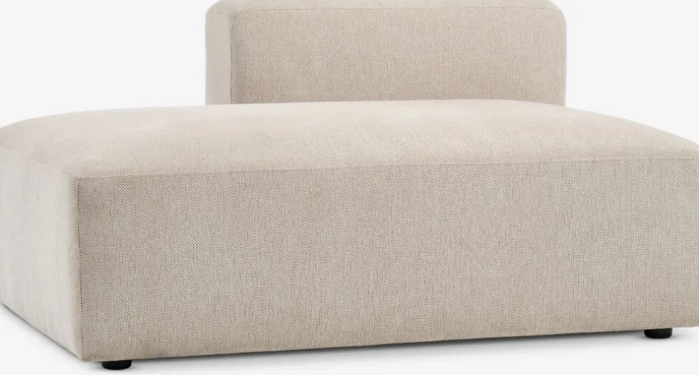 SKEJBYModule canapé SKEJBY ouvert gauche tissu beige