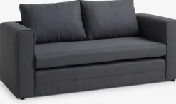 SKILLEBEKKCanapé convertible SKILLEBEKK tissu gris foncé