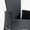 SKIVEChaise inclinable SKIVE noir