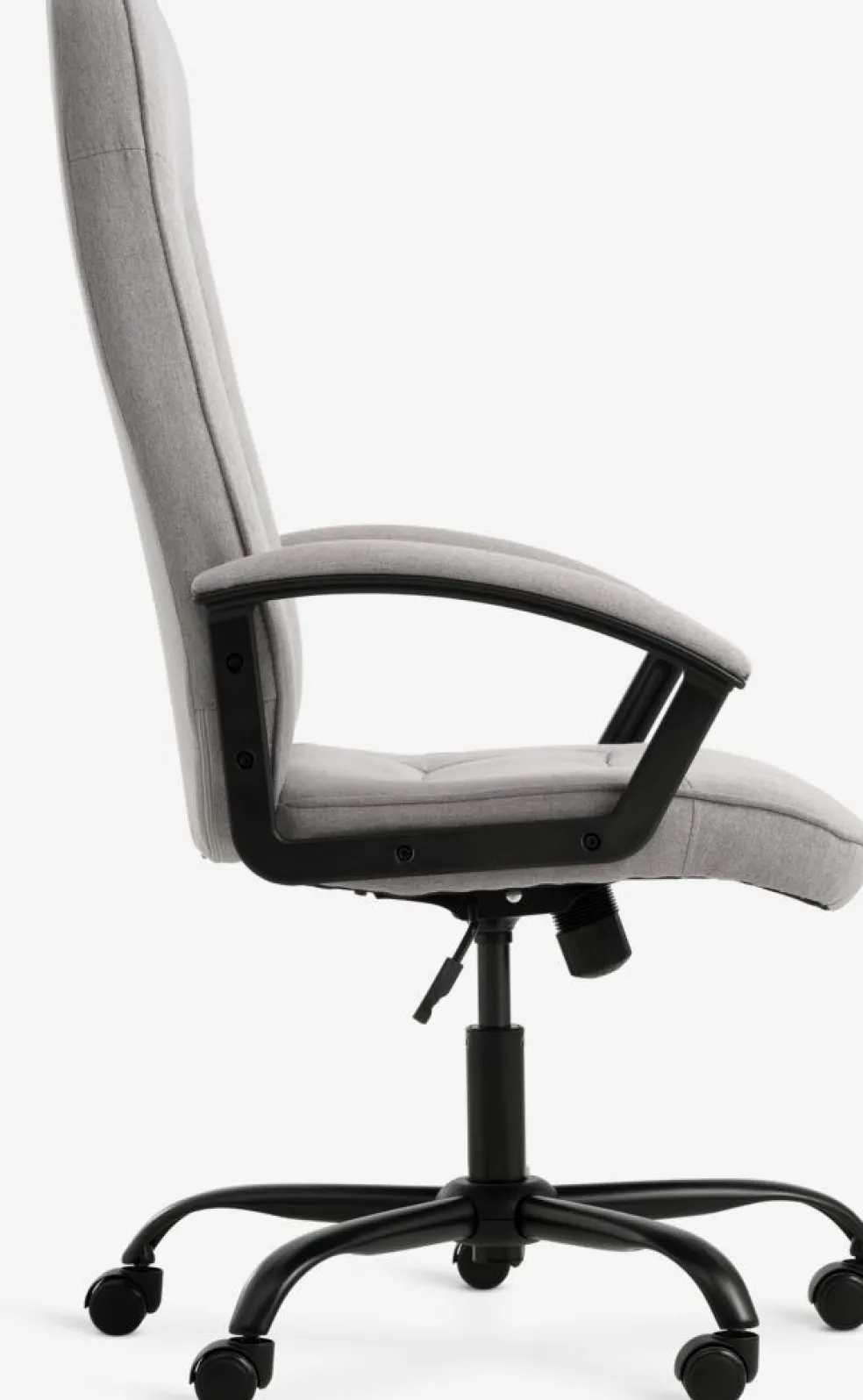 SKODSBORGFauteuil de bureau SKODSBORG tissu gris/noir