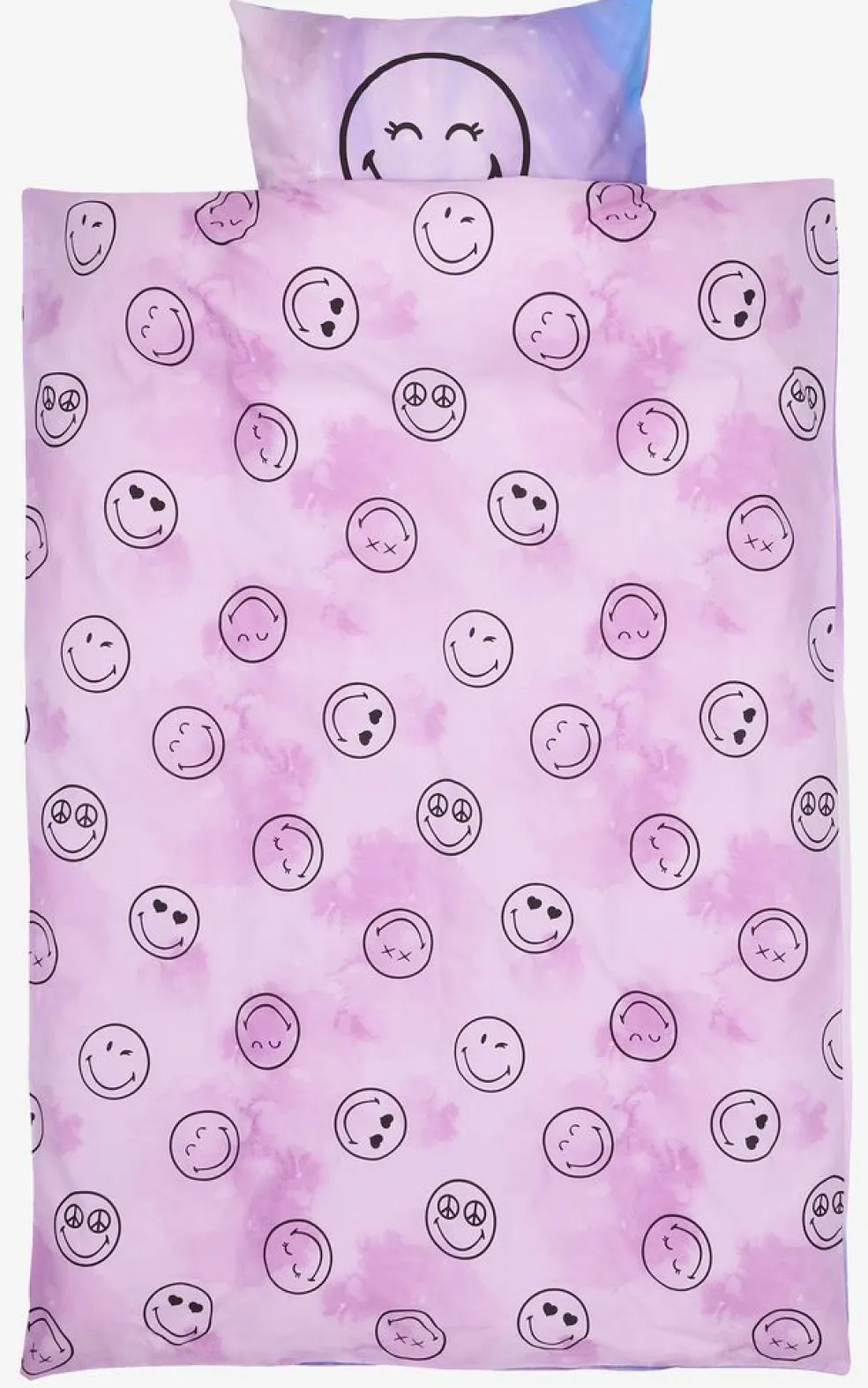 SMILEYParure de lit SMILEY SGL 140x200 violet