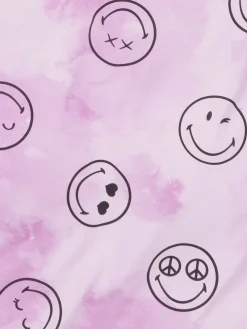 SMILEYParure de lit SMILEY SGL 140x200 violet