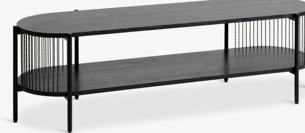 SNESLEVMeuble TV SNESLEV 1 étagère noir