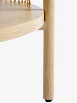 SNESLEVTable basse SNESLEV Ø70 coloris chêne naturel