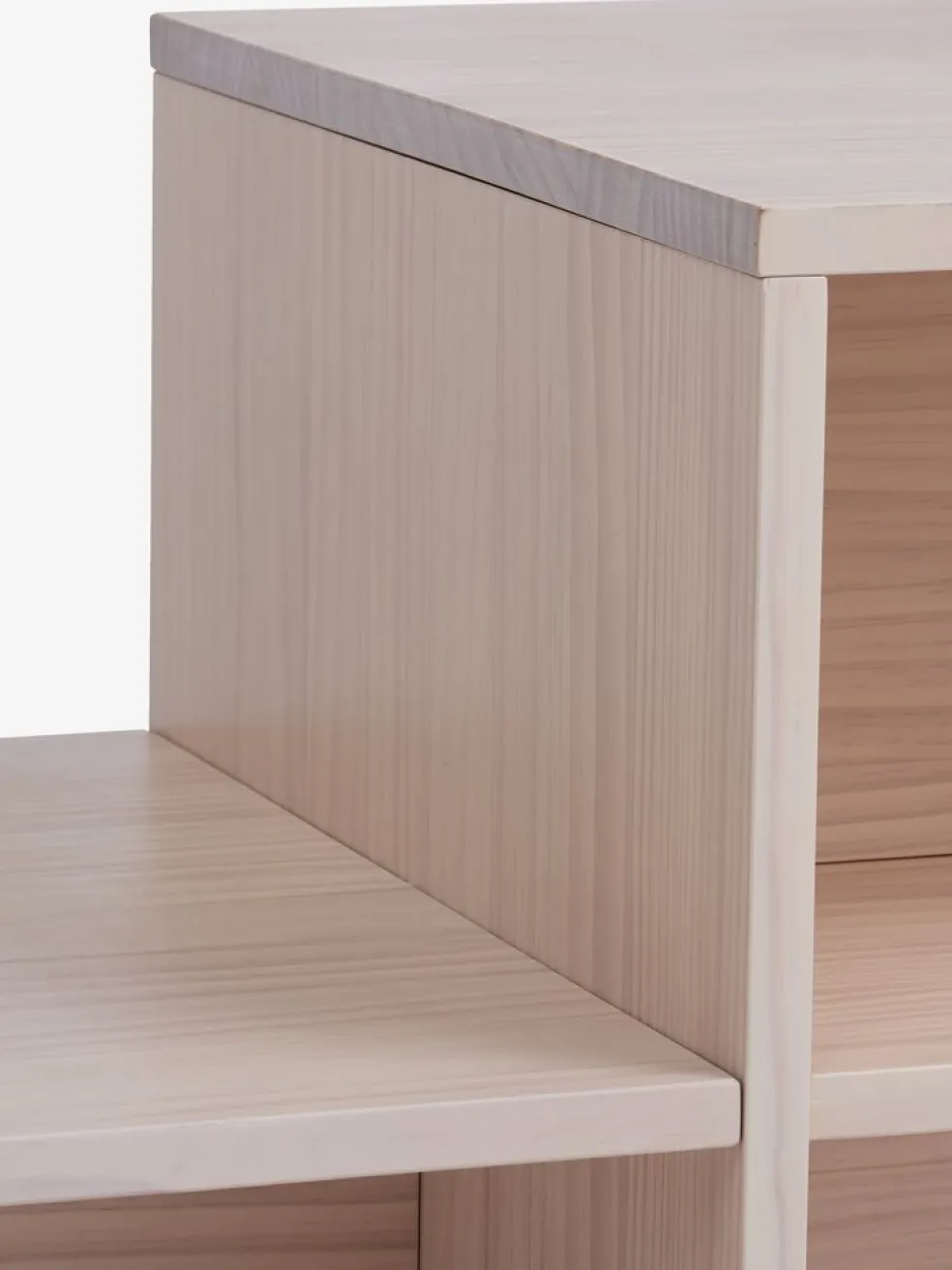SOLLERUPTable basse SOLLERUP 50x110 a/tablettes pin massif