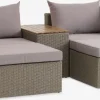 SOLNAEnsemble lounge modulable SOLNA 4 personnes naturel
