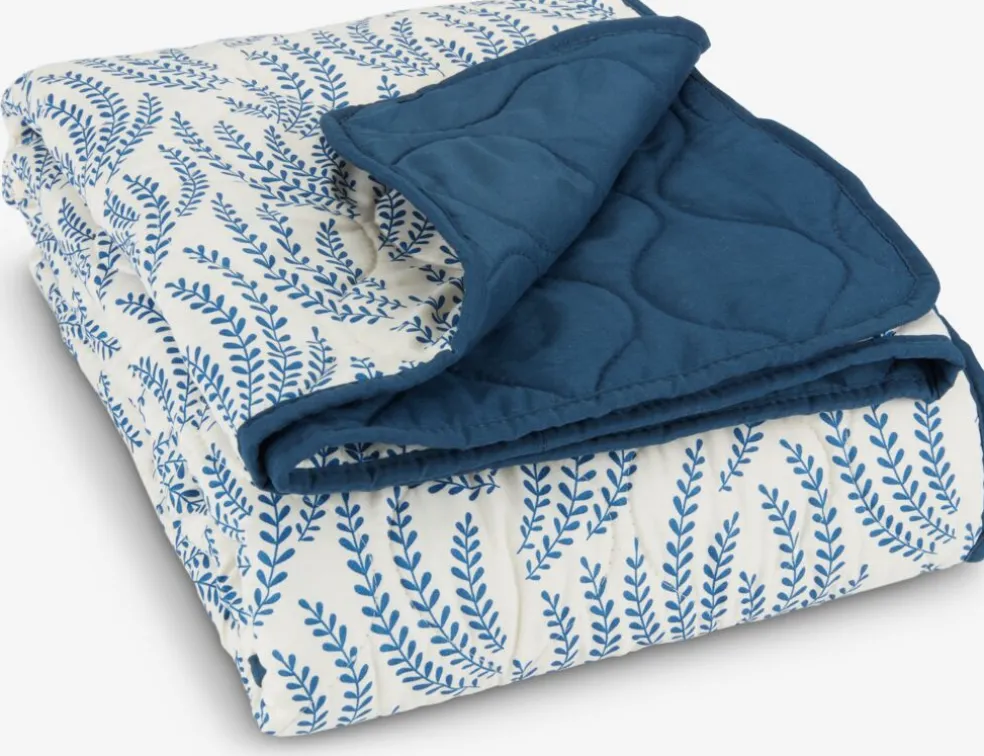 SOMMEREIKCouverture matelassée SOMMEREIK 130x170 bleu/blanc