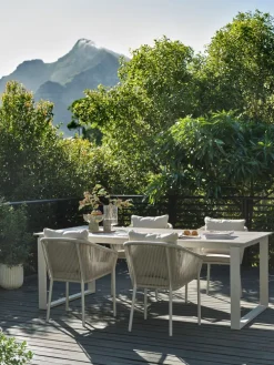 SONNERUP + GILJASONNERUP L215 table +4 GILJA chaises beige
