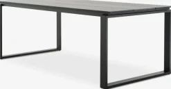 SONNERUP + INGSTRUPSONNERUP L215 table gris + 4 INGSTRUP chaises noir