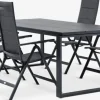 SONNERUP + MYSENSONNERUP L215 table + 4 MYSEN chaises gris