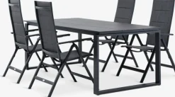 SONNERUP + MYSENSONNERUP L215 table + 4 MYSEN chaises gris