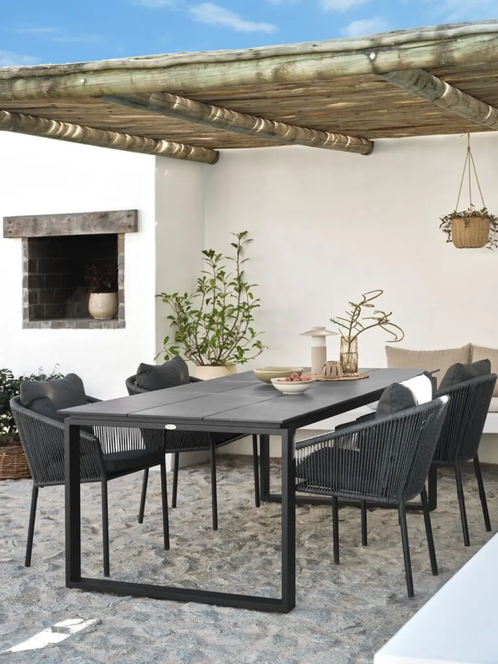 SONNERUPTable de jardin SONNERUP l100xL215 gris