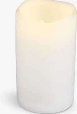 SORENBougie pilier LED SOREN Ø8xH10cm blanc