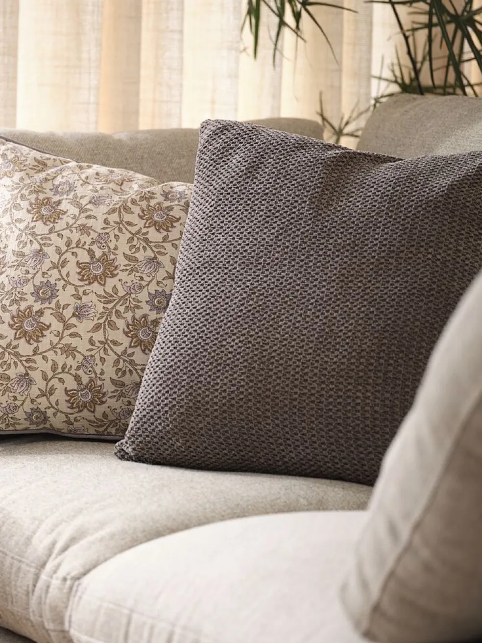 SPARRISHousse de coussin SPARRIS 40x40 raisin poudré