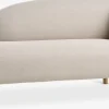 STADILCanapé STADIL ouvert gauche ovale tissu beige/coloris ch.