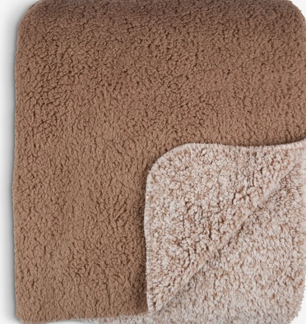 STORFRYTLEPlaid polaire STORFRYTLE 200x220 sable foncé
