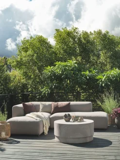 STORLIENTable lounge STORLIEN Ø90xH41 travertin