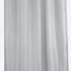 SUNDBYPlusRideau de douche SUNDBY 180x200 cm gris/blanc