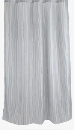SUNDBYPlusRideau de douche SUNDBY 180x200 cm gris/blanc