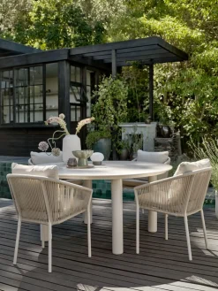 SURNADALTable de jardin SURNADAL Ø150 beige