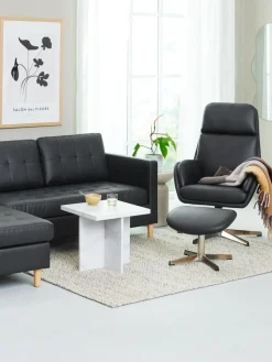 TANKEDALFauteuil inclinable a/repose-pieds TANKEDAL noir