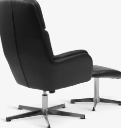 TANKEDALFauteuil inclinable a/repose-pieds TANKEDAL noir