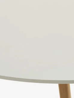 TAPSBout de canapé TAPS 40x40 blanc/bambou