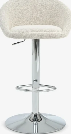 TAULOVChaise de bar TAULOV beige/chrome