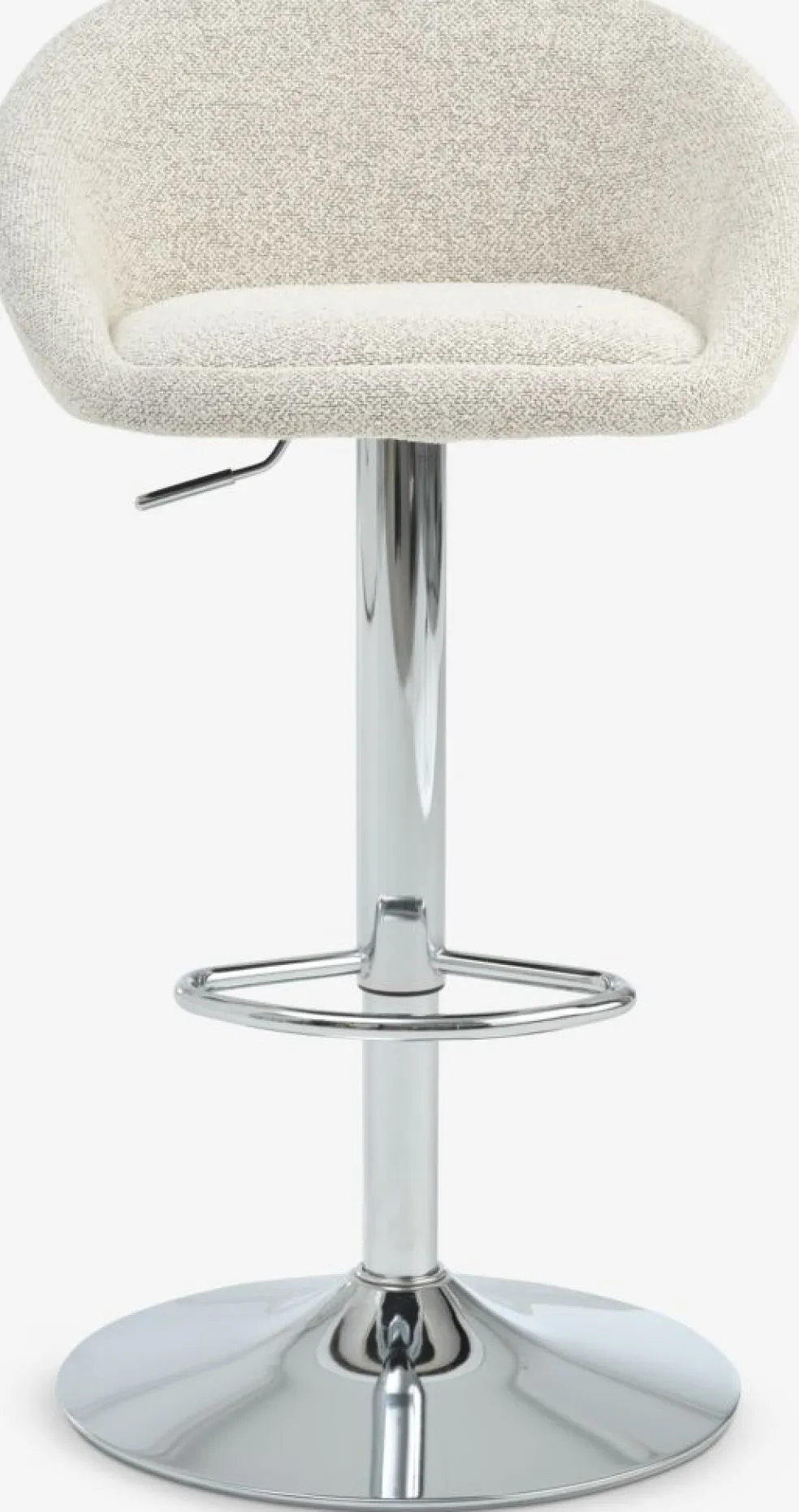 TAULOVChaise de bar TAULOV beige/chrome