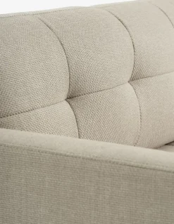 TEGLHUSECanapé convertible méridienne TEGLHUSE tissu beige