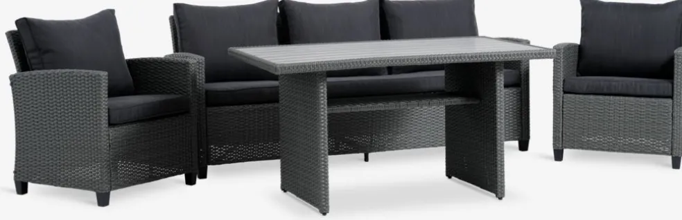 THISEEnsemble lounge THISE 5 personnes gris