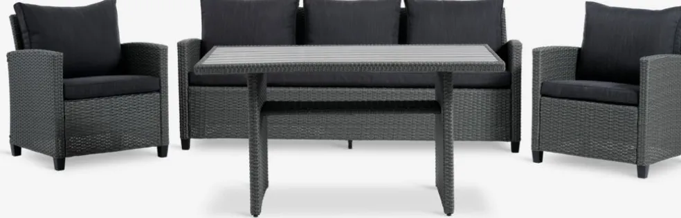 THISEEnsemble lounge THISE 5 personnes gris