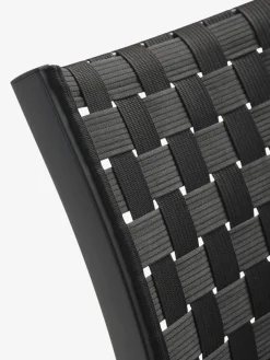 THY + GLOMFJORDTHY L60 table + 2 GLOMFJORD chaises noir