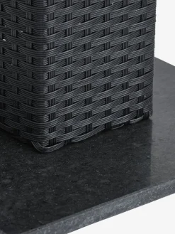 THY + GUDHJEMTHY L60 table + 2 GUDHJEM chaises noir
