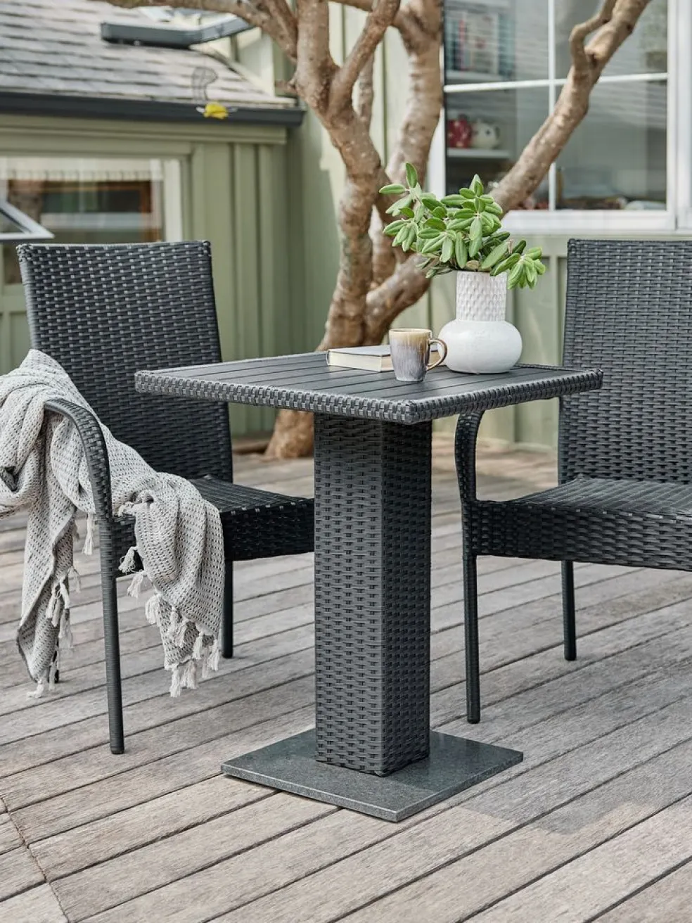 THYTable bistrot THY l60xL60 noir