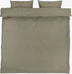 TINNEPlusParure de lit Seersucker TINNE 240x220 vert poudré