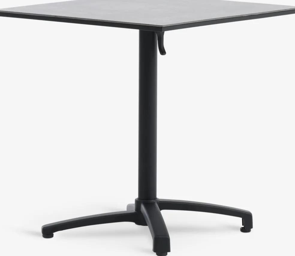 TIPMOSETable bistrot TIPMOSE l70xL70 gris