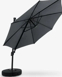 TRONDHEIMParasol déporté TRONDHEIM Ø300 gris
