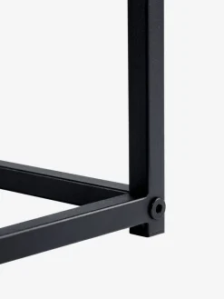 TROSTERUDTable basse TROSTERUD 50x100 coloris marbre/noir