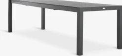 TYDAL + HEMSEDALTYDAL L208/272 table + 4 HEMSEDAL chaises noir