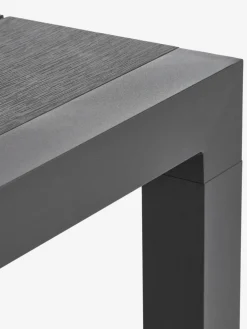 TYDALTable de jardin TYDAL l95xl208/272 noir