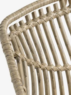 UDBYNEDER + ILDERHUSEUDBYNEDER Ø120 table teck + 4 ILDERHUSE chaises natural