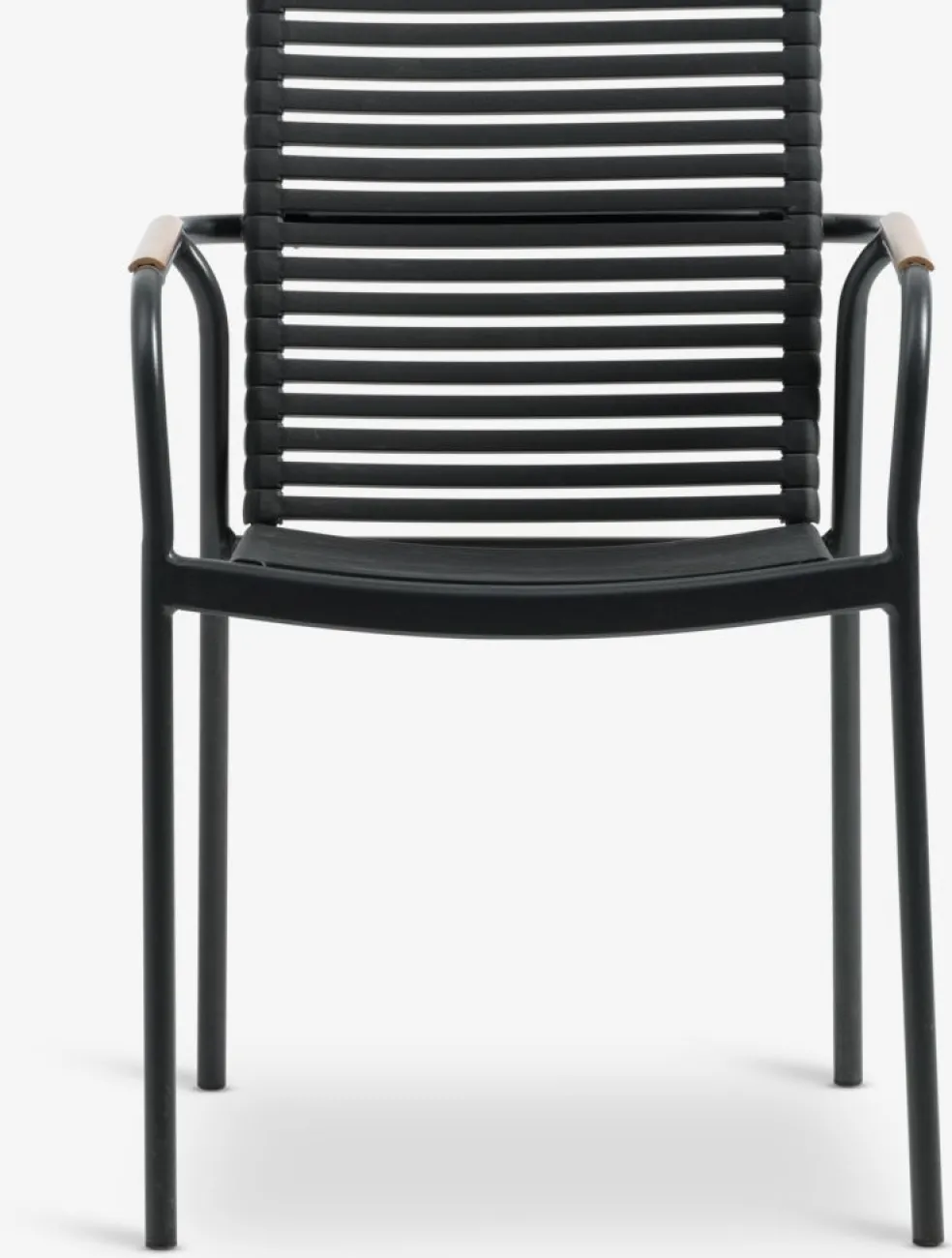 UDBYNEDER + NABEUDBYNEDER Ø120 table teck + 4 NABE chaises noir